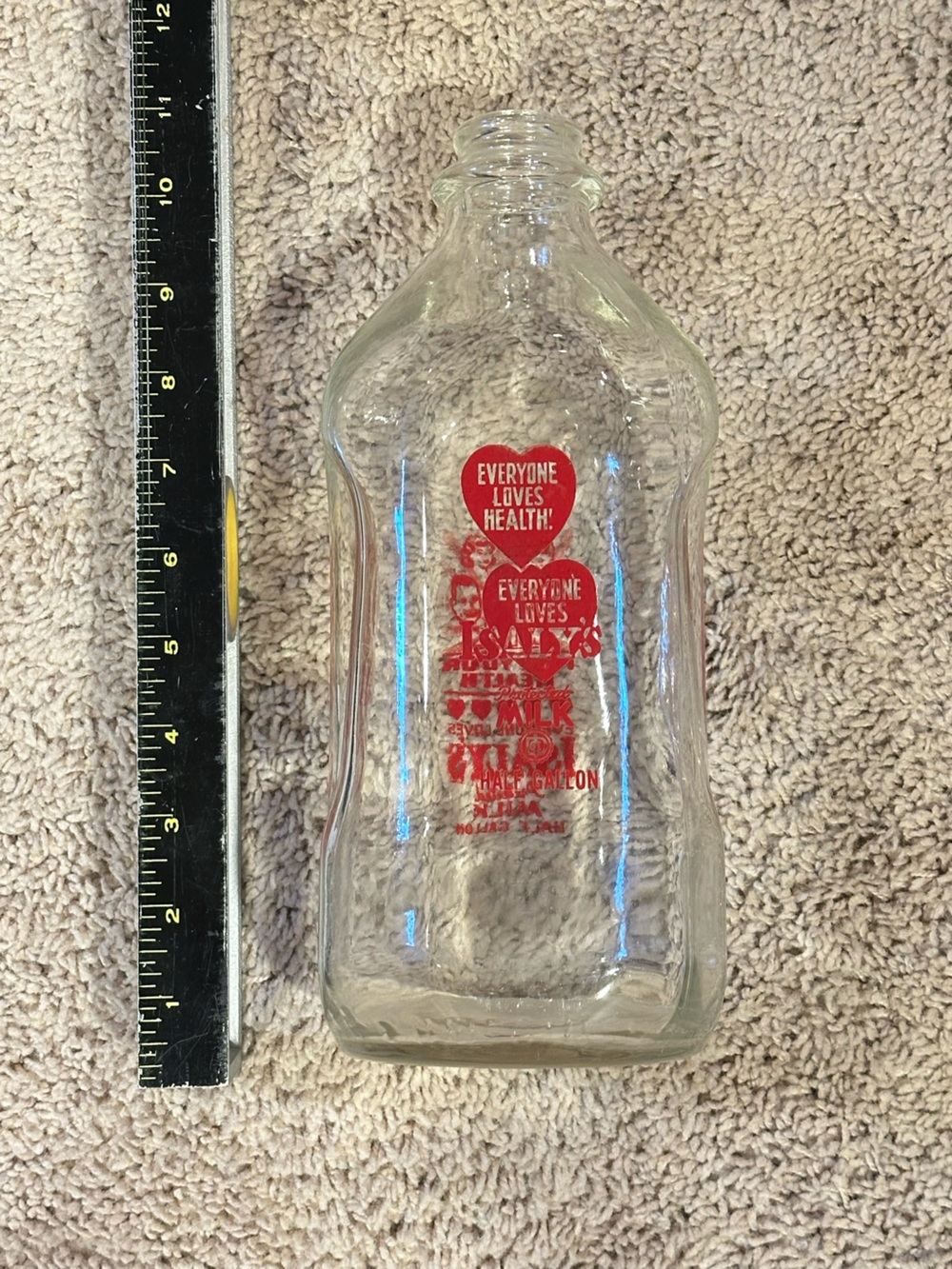 Isaly's Dairy Half Gallon Milk Bottle – "Everyone Loves Isaly's"